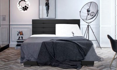 Boxspring luxury elektrische monaco zwart setting