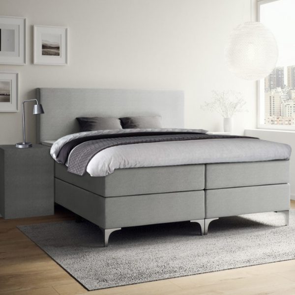 Boxspring geneve grijs